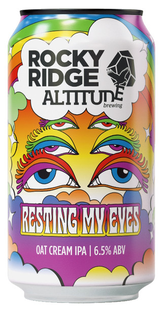 Rocky Ridge Resting My Eyes Oatcream Hazy IPA 375mL ABV 6.5% | Australian Craft Beer