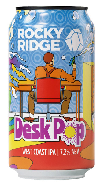 Rocky Ridge Desk Pop West Coast IPA 375mL ABV 7.2% | Australian Craft Beer