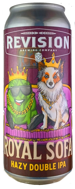 Revision Royal Sofa Imperial Hazy IPA 473mL ABV 8% | USA Craft Beer