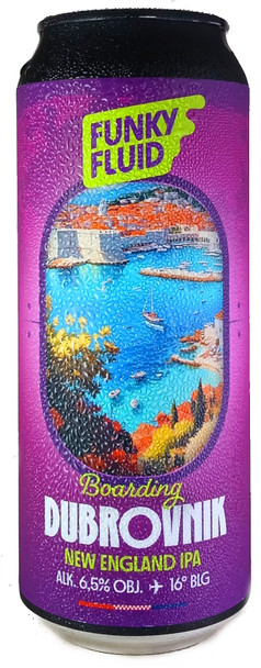 Funky Fluid Boarding: Dubrovnik Hazy IPA 500mL ABV 6.5% | Polish Craft Beer