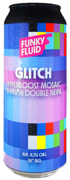 Funky Fluid Glitch Hazy Double IPA 500mL ABV 8.1% | Polish Craft Beer