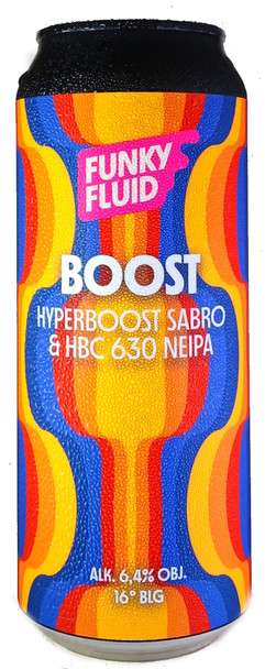 Funky Fluid Boost Hazy IPA 500mL ABV 6.4% | Polish Craft Beer