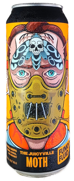 Funky Fluid Moth (The Juicyville S01E08) Hazy Double IPA 500mL ABV 8% | Polish Craft Beer