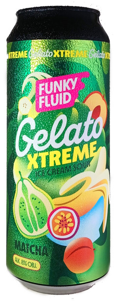 Funky Fluid Gelato XTREME: Matcha Ice Cream Sour 500mL ABV 8% | Polish Craft Beer