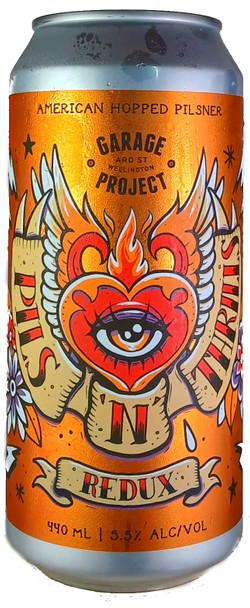 Garage Project Pils 'n' Thrills Redux Pilsner 440mL ABV 5.5% | New Zealand Craft Beer