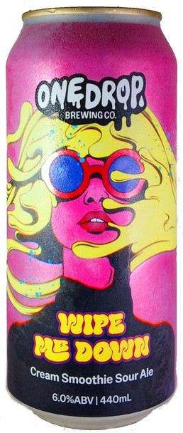 One Drop Wipe Me Down Fruited Sour Ale 440mL ABV 6% | Australian Craft Beer