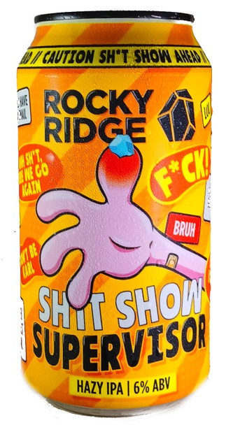 Rocky Ridge Shit Show Supervisor V2 Hazy IPA 375mL ABV 6% | Australian Craft Beer