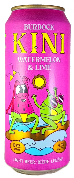 Burdock Kini Watermelon Lime Sour 473mL ABV 4% | Canada Craft Beer