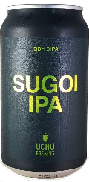 Uchu Sugoi Hazy Double IPA 350mL ABV 8% | Japan Craft Beer