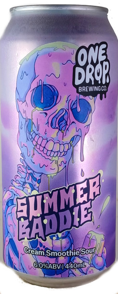 One Drop Summer Baddie Smoothie Sour 440mL ABV 6% | Australian Craft Beer