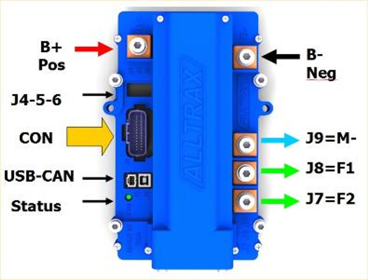 Alltrax Xct 300amp Programmable Controller For Yam Drive