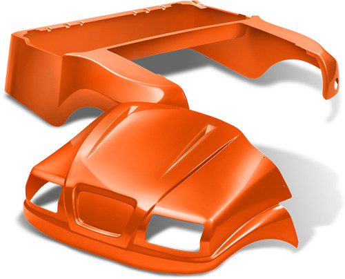 Doubletake Phantom Golf Cart Body Kit for Club Car Precedent in High Gloss Orange