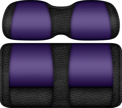 Veranda Edition Golf Cart Seat Black-Purple