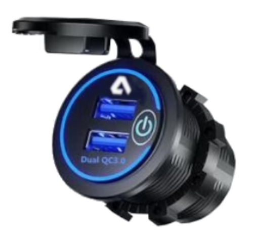 Dual USB 12V Charger For Golf Cart - Phone and Accessories - from Allied Lithium