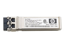 AJ717A -- HPE - SFP+ transceiver module - 8Gb Fibre Channel (LW) - for Brocade 16Gb/12, 16Gb/24, HPE