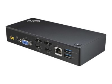 40A90090US -- Lenovo ThinkPad USB-C Dock - Docking station - USB-C - VGA -  GigE - 90 Watt - for ThinkPad - ZaynTek