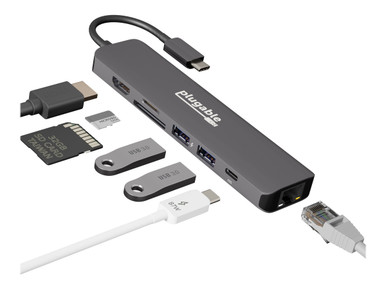 Plugable Technologies USB C to HDMI Adapter Cable - Connect USB-C or  Thunderbolt 3 Laptops