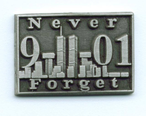 9-11-01 Never Forget Pin