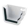 White Ogee Gutter Stop End External RH White Ogee Gutter Stop End External RH