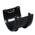 Black Hi-Cap Gutter Union Bracket Black Hi-Cap Gutter Union Bracket