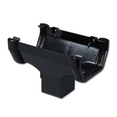 Black Square Gutter Running Outlet Black Square Gutter Running Outlet