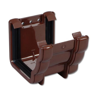 Brown Ogee Gutter Union Bracket Brown Ogee Gutter Union Bracket