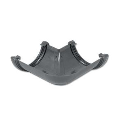 Grey (RAL 7046) Half-Round Gutter Angle 90° Grey (RAL 7046) Half-Round Gutter Angle 90°