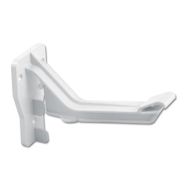 White Ogee Gutter Fascia Bracket Top Hung