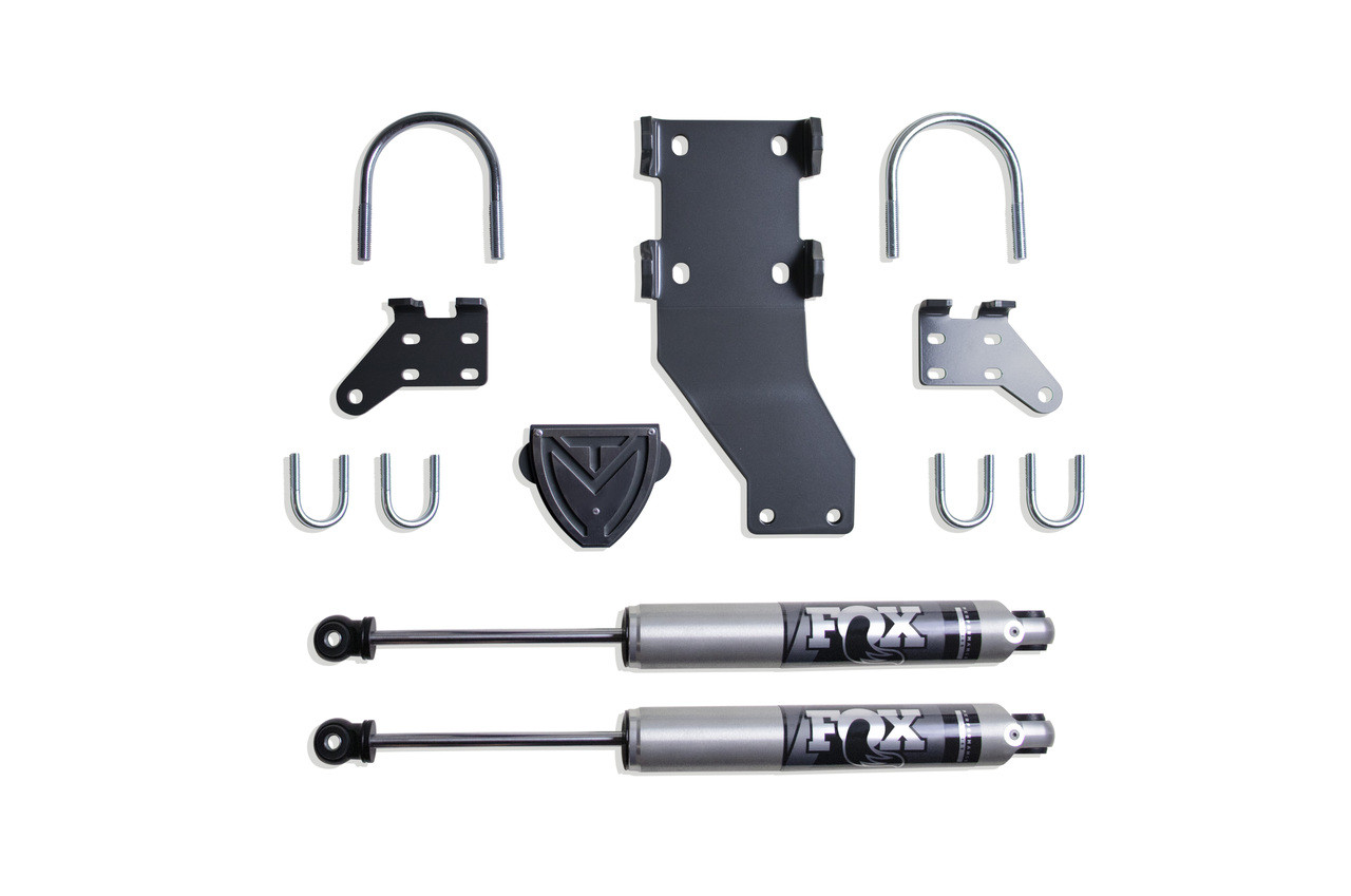 Dual Steering Stabilizer Kit with Fox 2.0 Shocks 2005-2022 Ford F-250/350 4WD No Lift Required Superlift