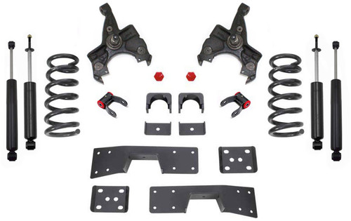 1988-1998 Chevy Silverado 1500 2wd 4/6" Lowering Kit W/ Shocks - MaxTrac K330546