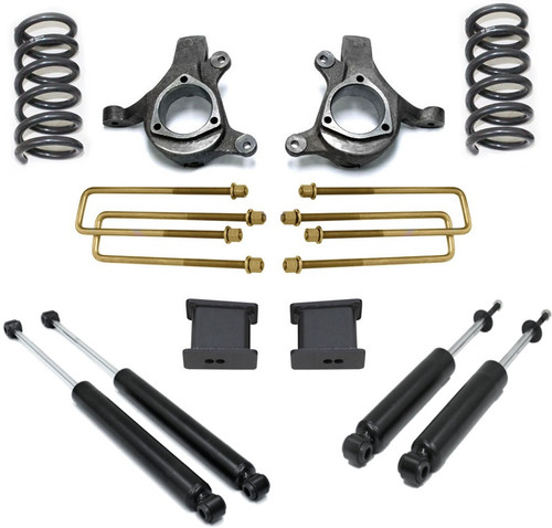 1999-2006 GMC Sierra 1500 2wd 8 Cyl 5" Front 3" Rear Lift Kit W/ MaxTrac Shocks - MaxTrac K880953-8