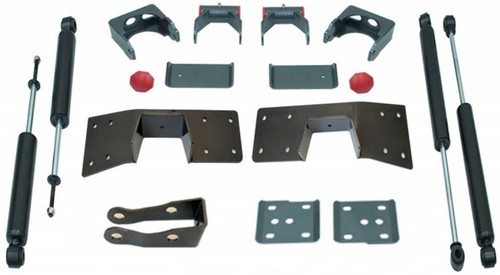 1999-2006 GMC Sierra 1500 2wd 5" Rear Lowering Kit W/ Front And Rear MaxTrac Shocks - MaxTrac 200950