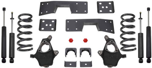 1999-2006 Chevy Silverado 1500 2wd (V6) 4/6" Lowering Kit - MaxTrac K330946-6