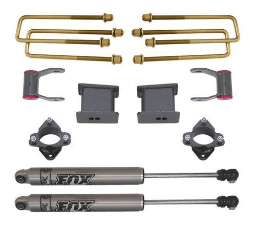 2016-2020 GM 1500 2wd 2" Front  4" Rear Lift Kit W/ FOX Shocks - MaxTrac 901750F