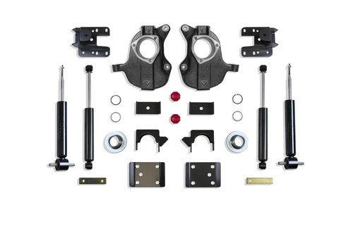 2016-2018 Chevy & GMC 1500 2wd/4wd Adjustable 3/5" or 4/6" Lowering Kit - MaxTrac KC331336