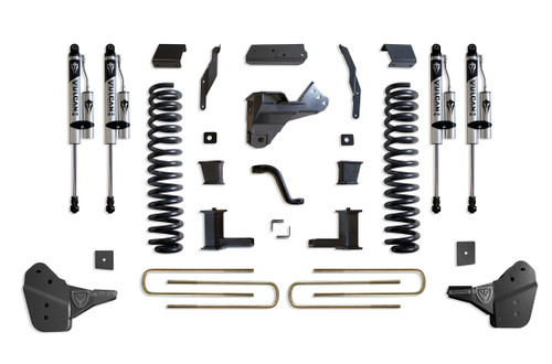 2023-2024 Ford F-250 / F-350 4WD Dually 8" / 5" Lift Kit W/ Vulcan Resi Shocks - MaxTrac K944385VR