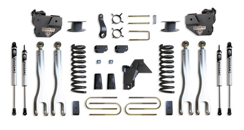 2019-2024 Dodge RAM 3500 4WD 6" / 3" Lift Kit W/ Vulcan 2.0 IFP Shocks - MaxTrac K947563VLA