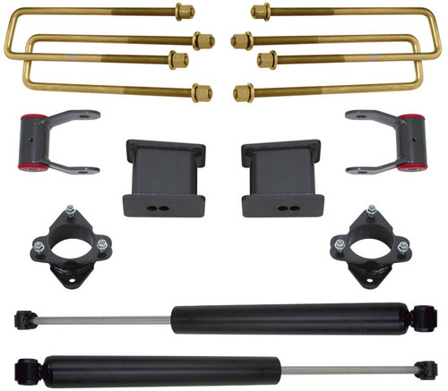 2007-2018 GMC Sierra 1500 2wd 3" Front/4" Rear Lift Kit W/ Shocks - MaxTrac 901355