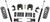 2014-2018 Chevy Silverado 1500 2wd/4wd (1 pc Drive Shaft) Extended Cab 2/4" Lowering Kit - MaxTrac K331624-8
