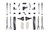 2017-2022 Ford F-250 / F-350 4WD Dually 8" / 5" Lift Kit W/ Vulcan 2.0 IFP Shocks - MaxTrac K943385VL