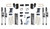 2013-2018 Dodge RAM 3500 4WD 8" / 5.5" Lift Kit W/ Vulcan Resi Shocks - MaxTrac K947385VRA