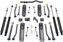 2007-2018 Jeep Wrangler JK 2wd/4wd 4.5" Coil Lift Kit W/ Front Track Bar, Adjustable Arms & MaxTrac Shocks - MaxTrac K889745SA