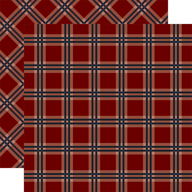 Tartan No. 2: Royal Stewart 12x12 Patterned Paper - Echo Park Paper Co