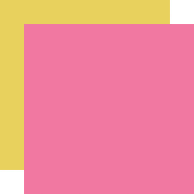 All About A Girl: Designer Solids - Pink/Yellow
