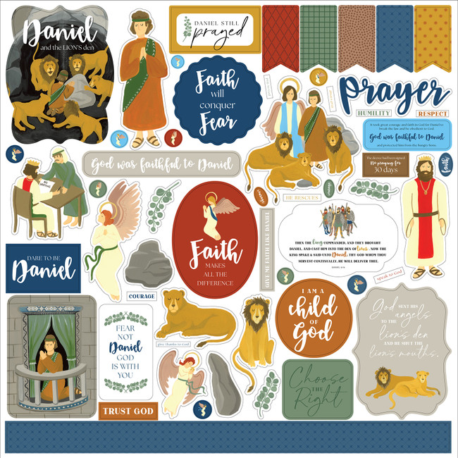 Bible Stories: Daniel And The Lion's Den Element Sticker