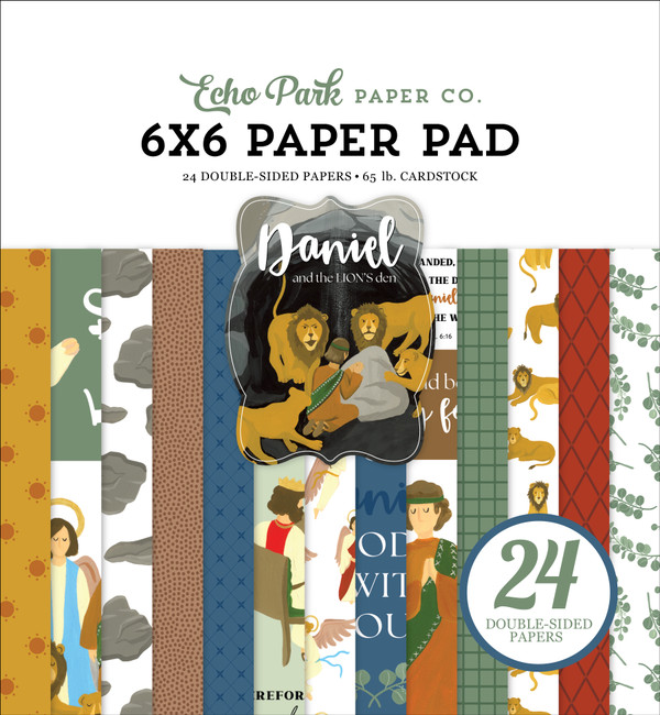 Bible Stories: Daniel And The Lion's Den 6x6 Paper Pad