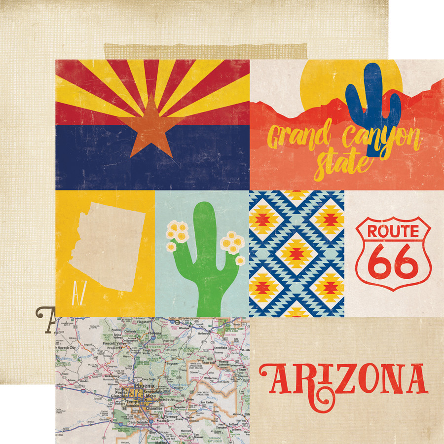 Stateside: Arizona 12x12 Patterned Paper