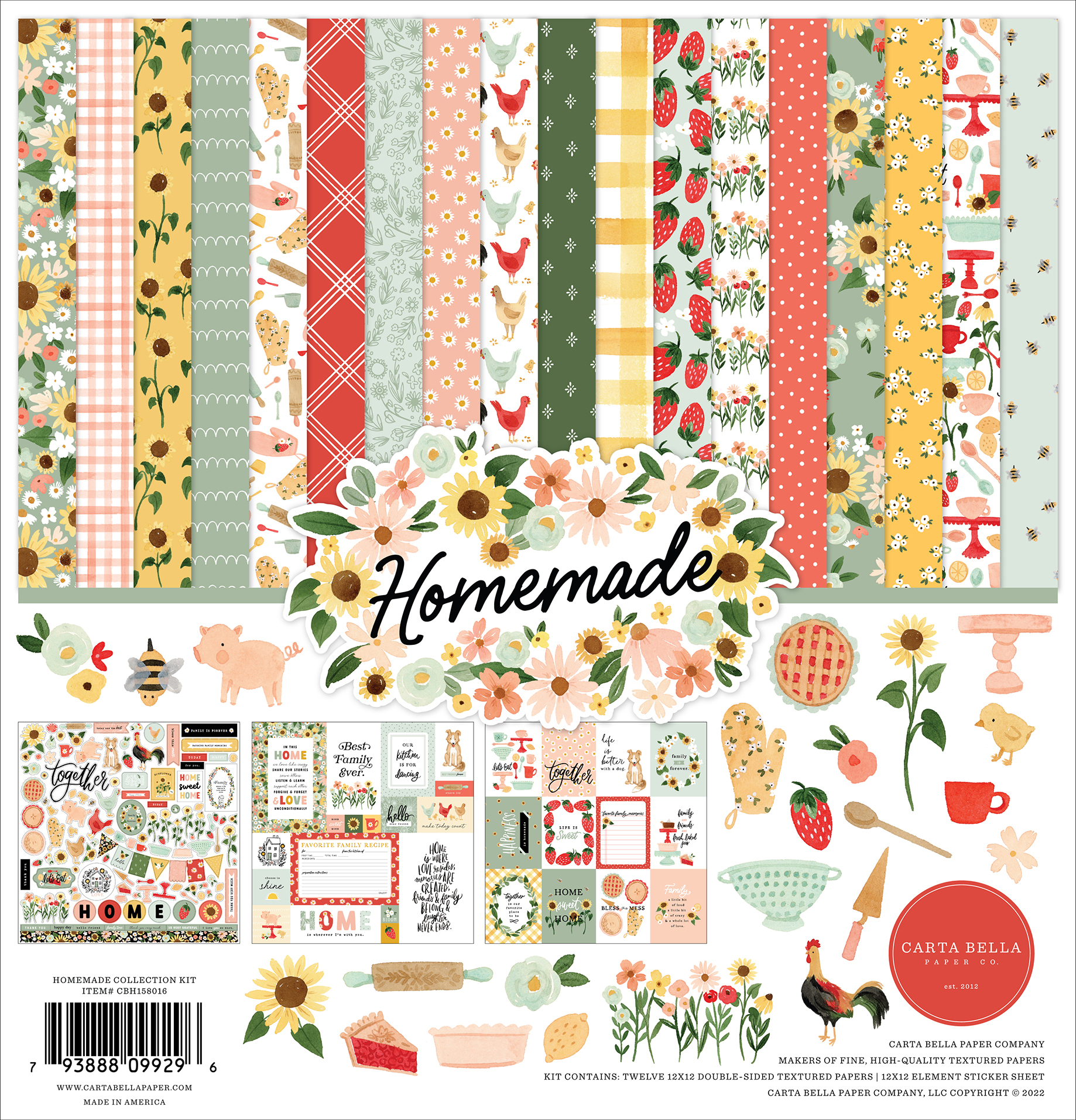 Carta Bella Gather At Home Element Sticker Sheet