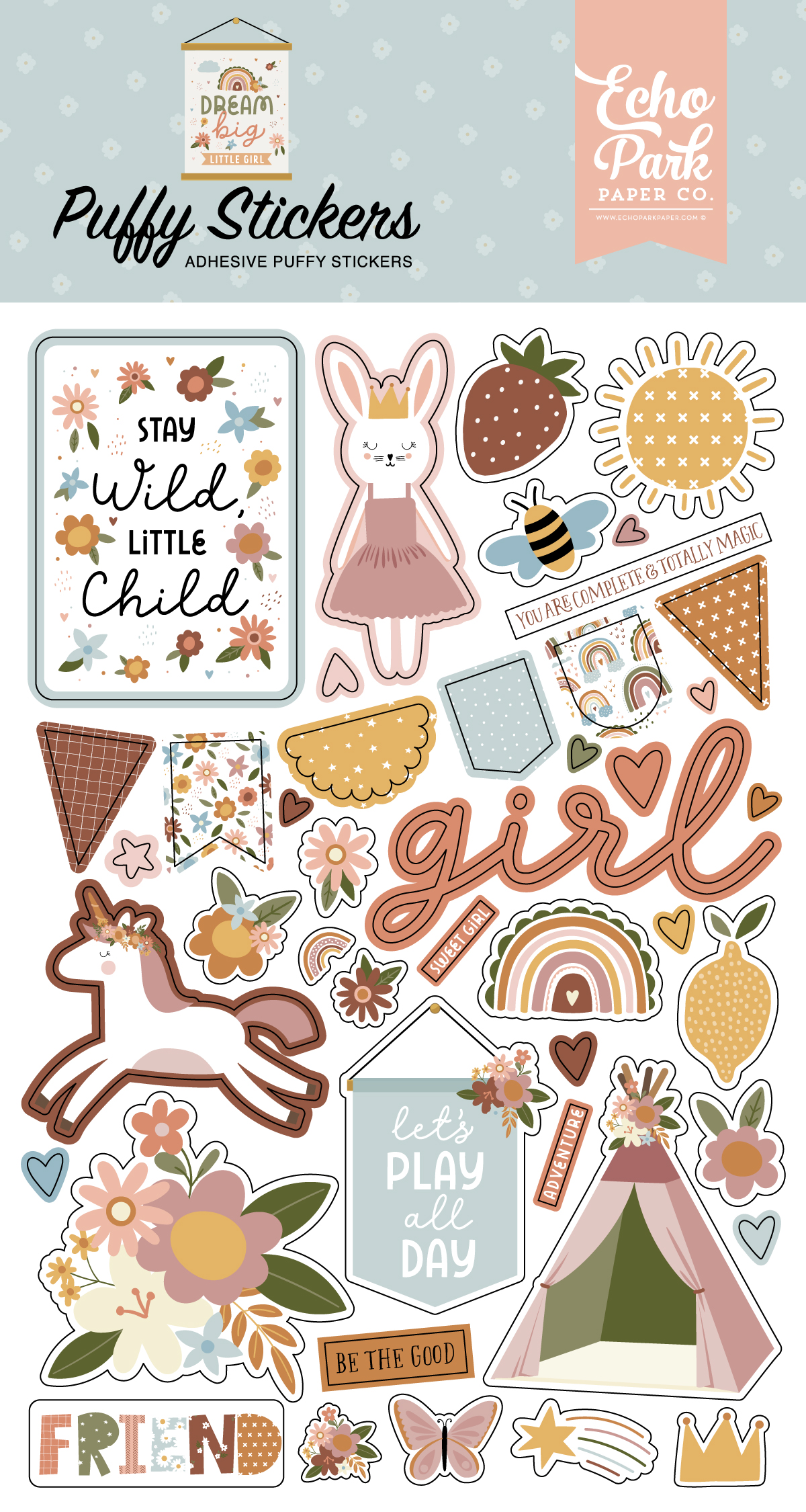 Play All Day Girl Sticker Book - Pebbles In My Pocket
