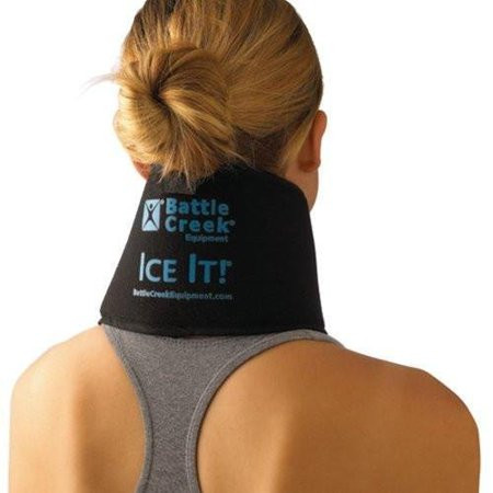Ice It!® ColdCOMFORT™ Neck / Jaw / Sinus Standard 4-1/2 X 10 Inch Stay-Put™ Fabric Reusable